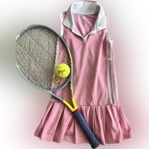 Adidas pink girls tennis dress size 6